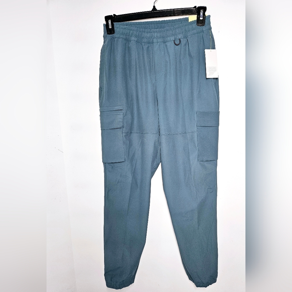 Men's Blue Cargo joggers Pants Medium